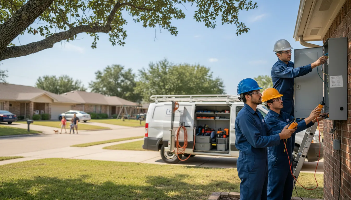 Certified electrician providing emergency electrical services in College Grove, TN